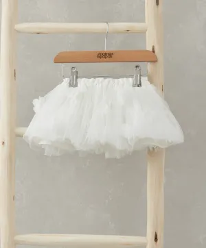 3D Flower Tutu - White