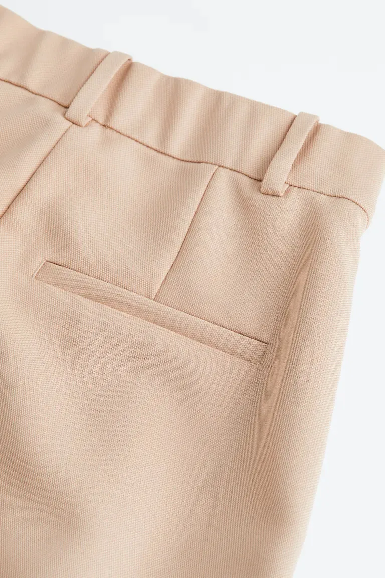 Ankle-length trousers H&M, beige