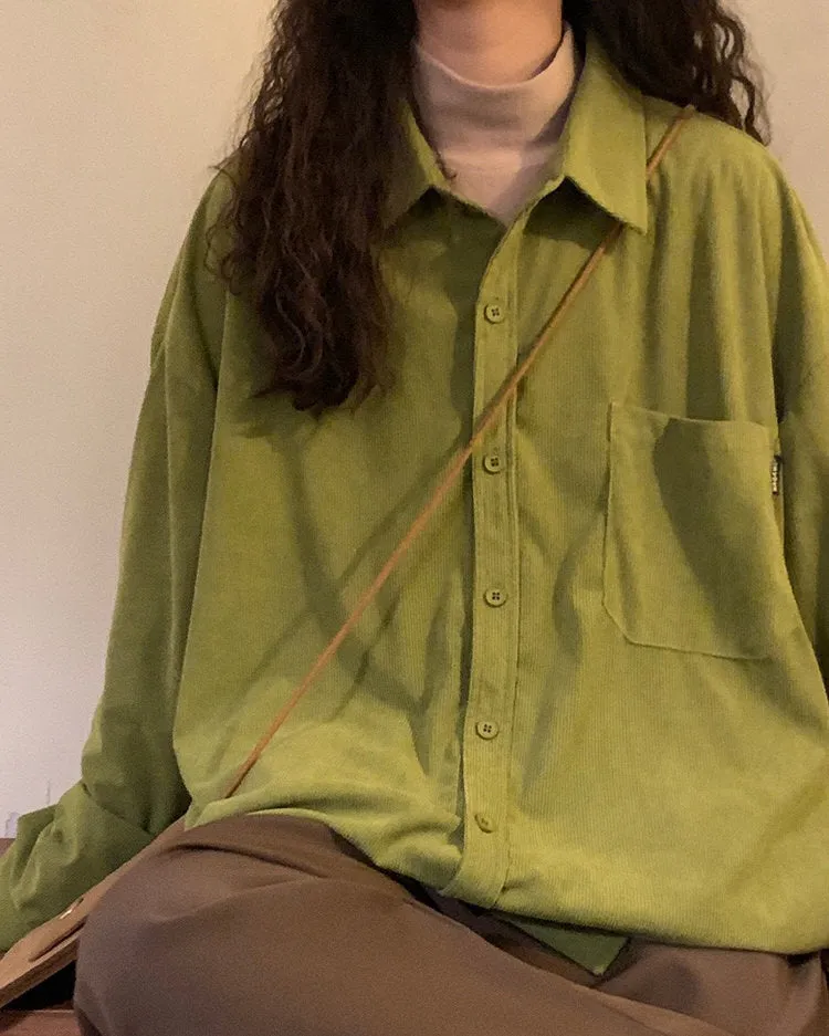 Autumn Colors Cord Shirt