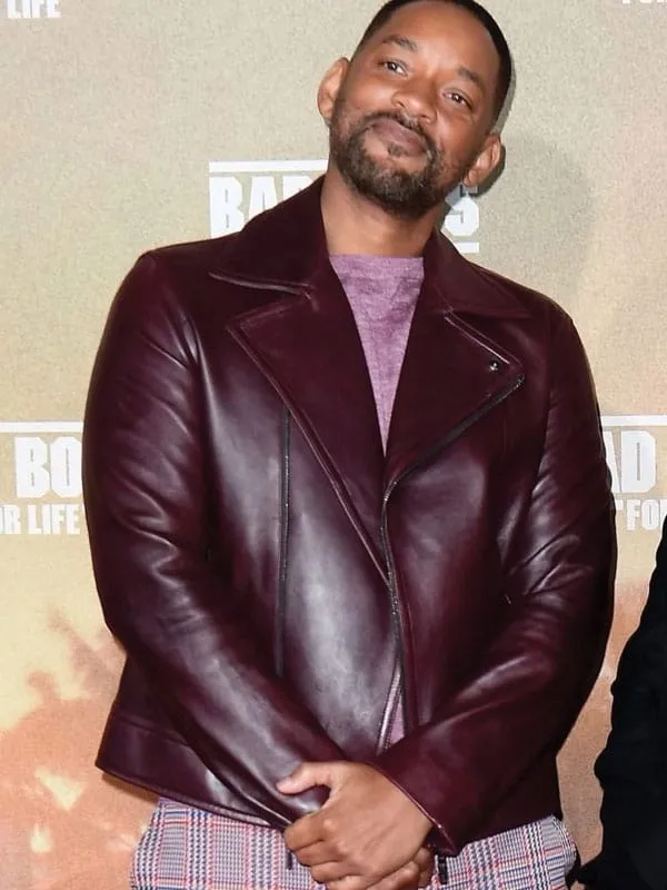 Bad Boys For Life Premier Will Smith Leather Jacket