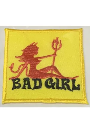 Bad Girl Iron On Patch