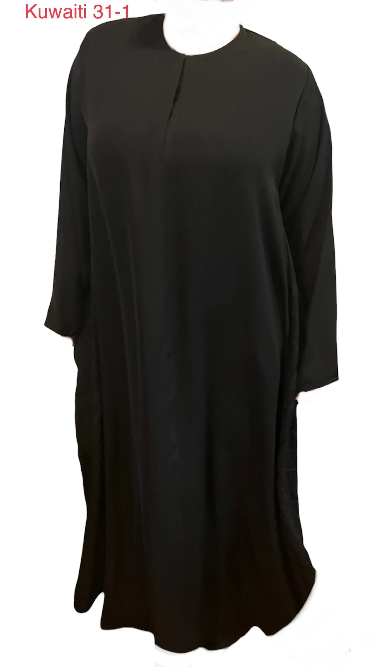 Black Kuwaiti Abayas Variants 17-32