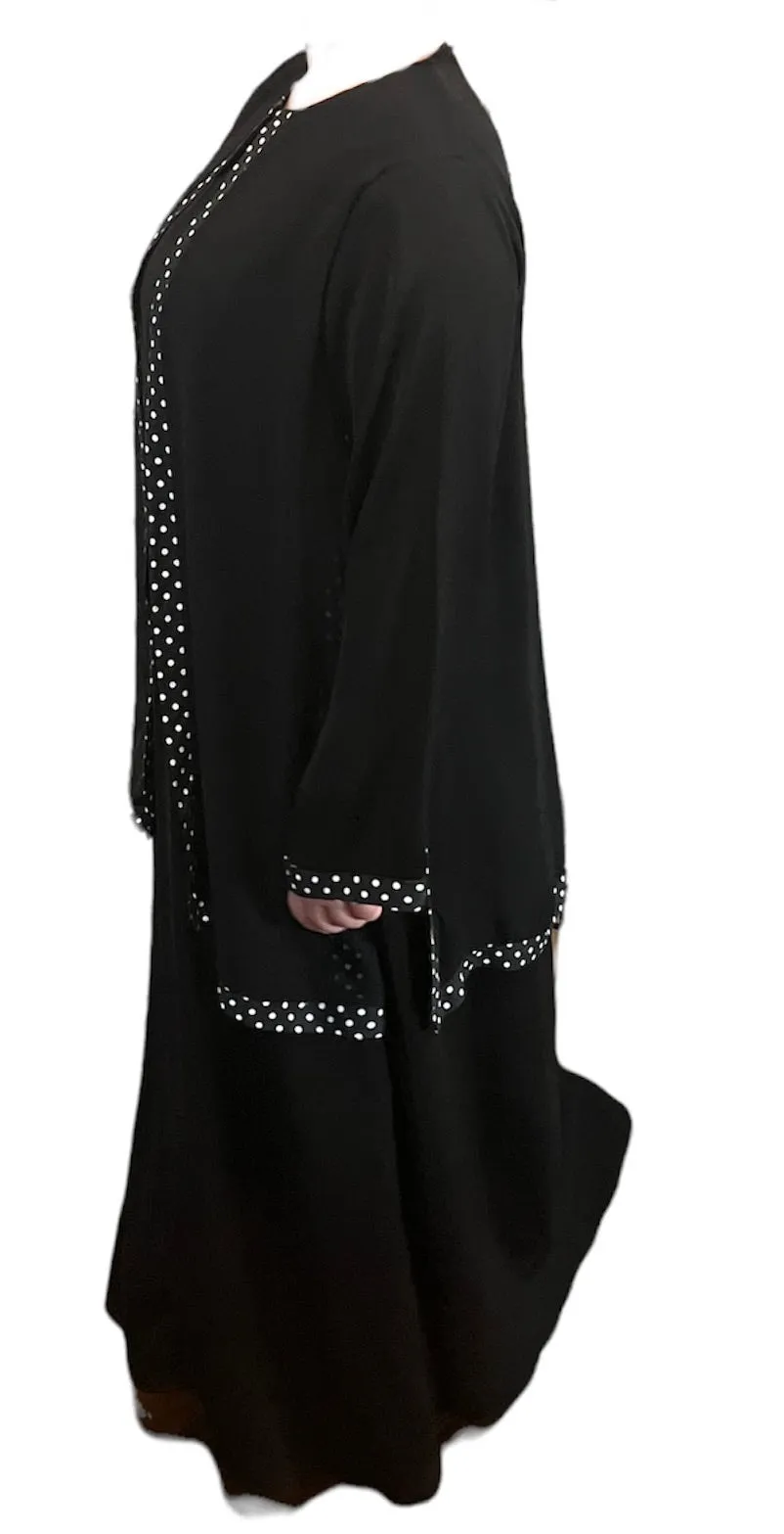 Black Kuwaiti Abayas Variants 17-32