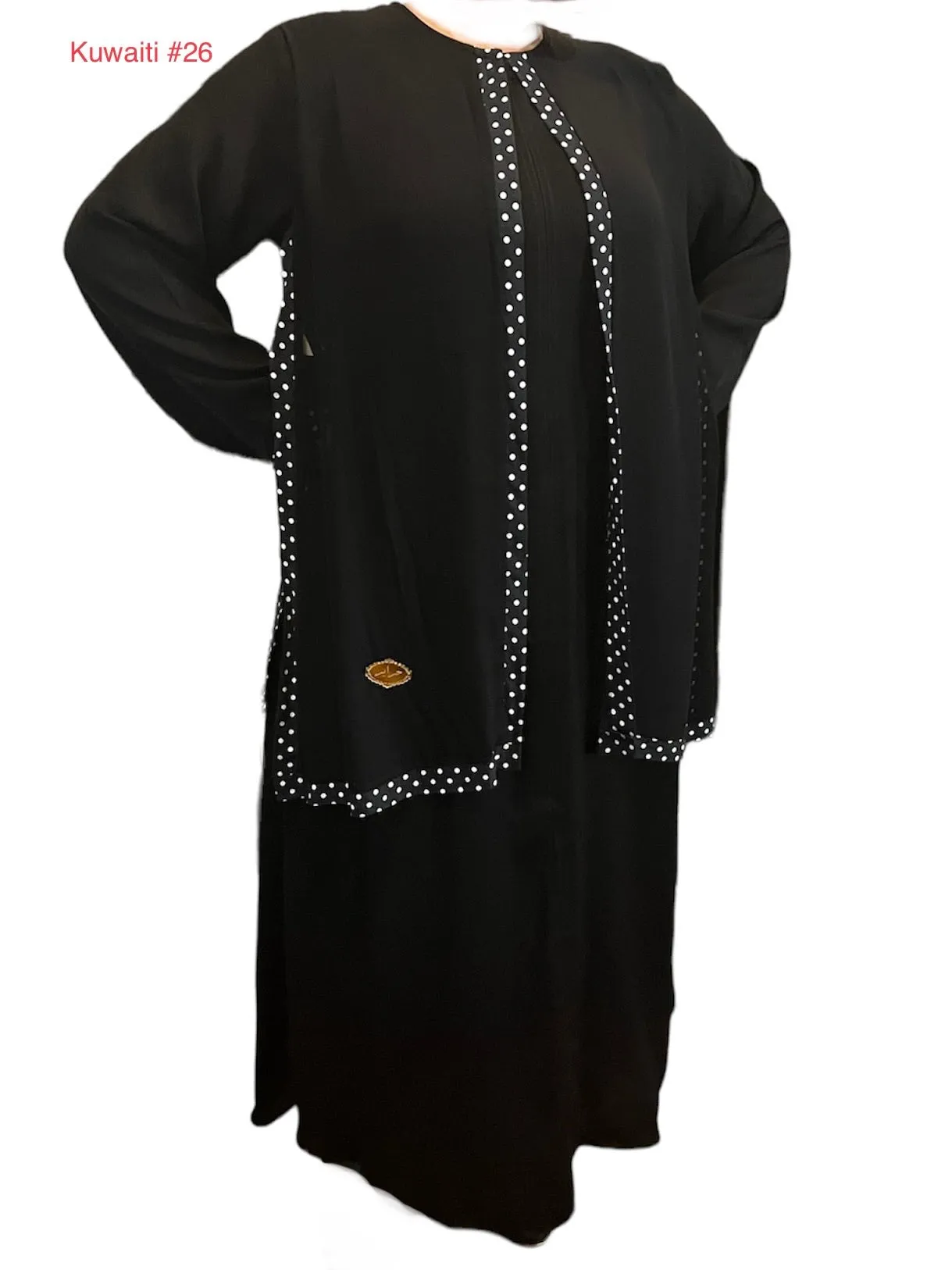 Black Kuwaiti Abayas Variants 17-32