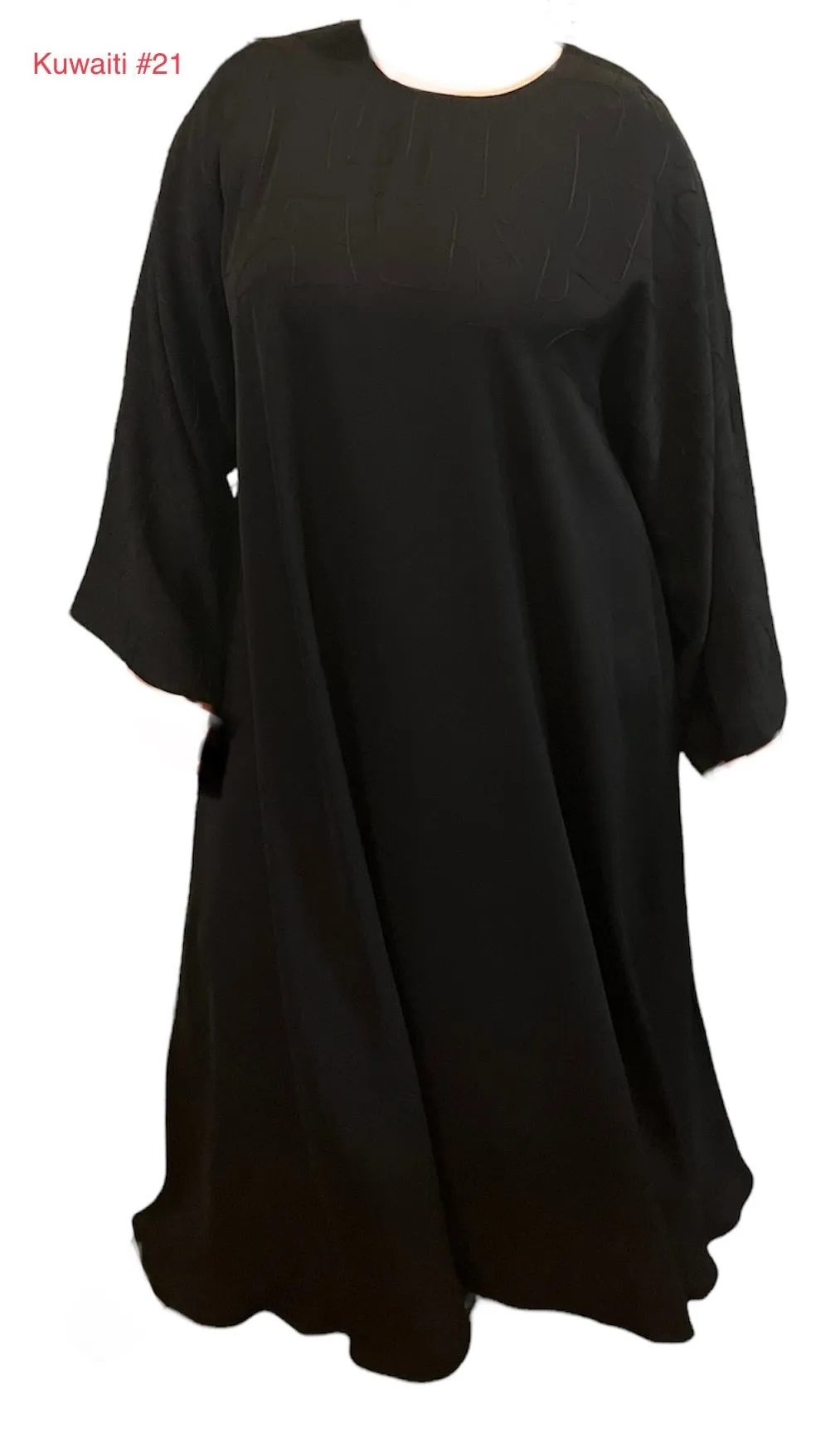 Black Kuwaiti Abayas Variants 17-32