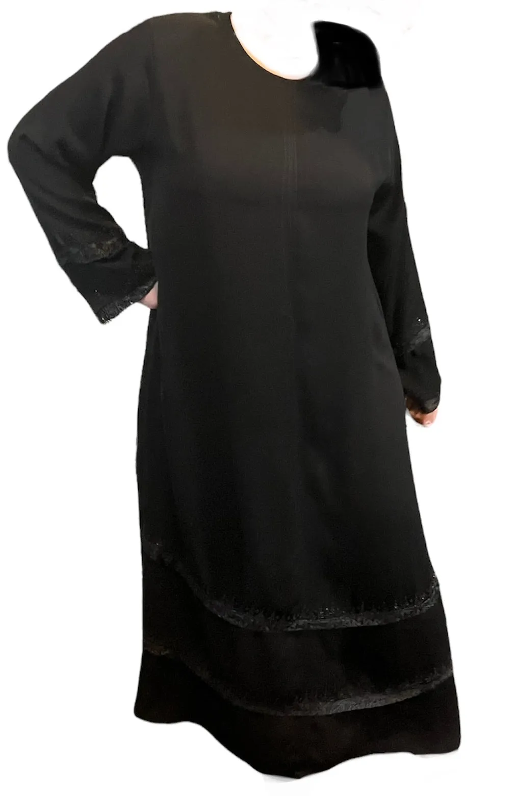 Black Kuwaiti Abayas Variants 17-32