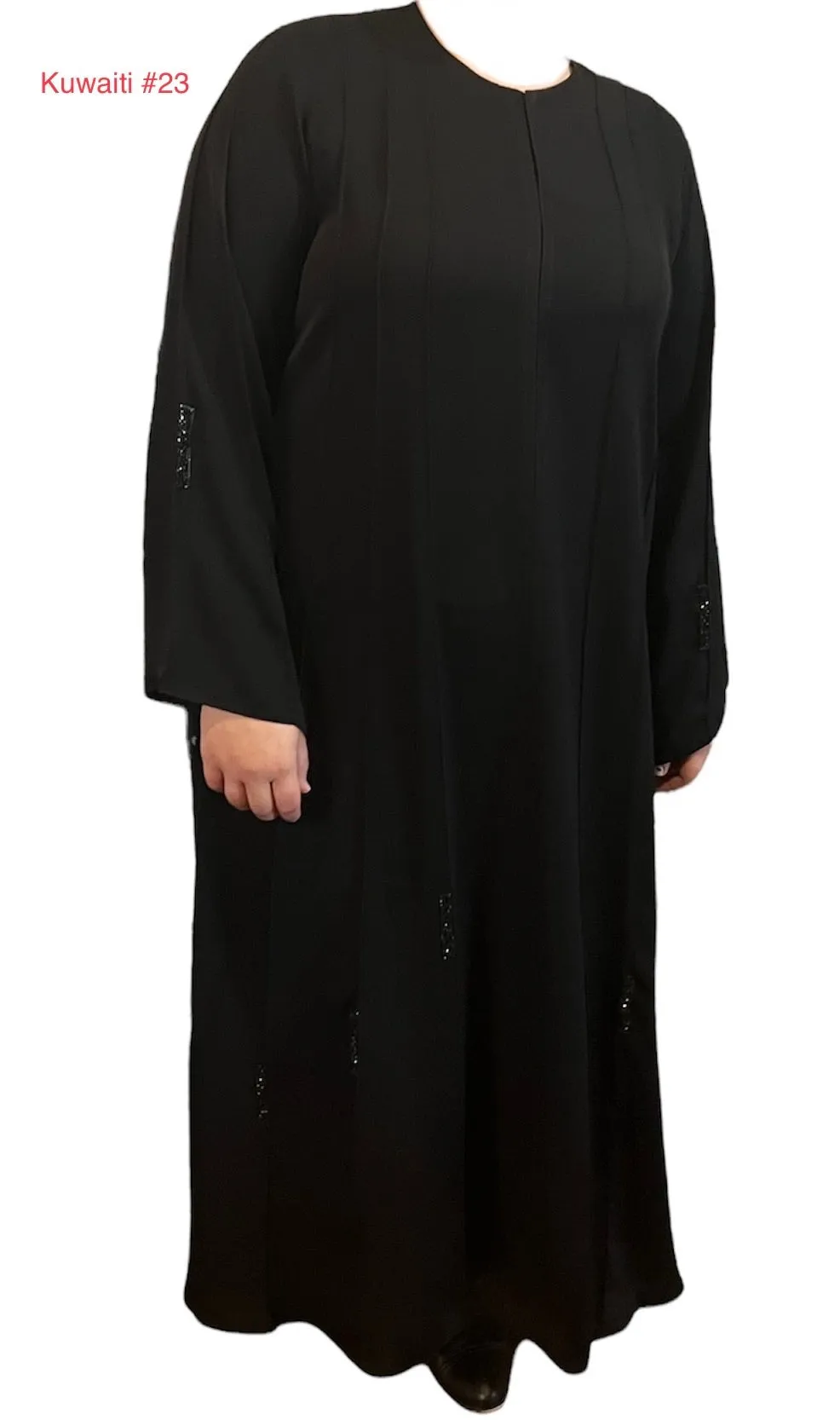 Black Kuwaiti Abayas Variants 17-32