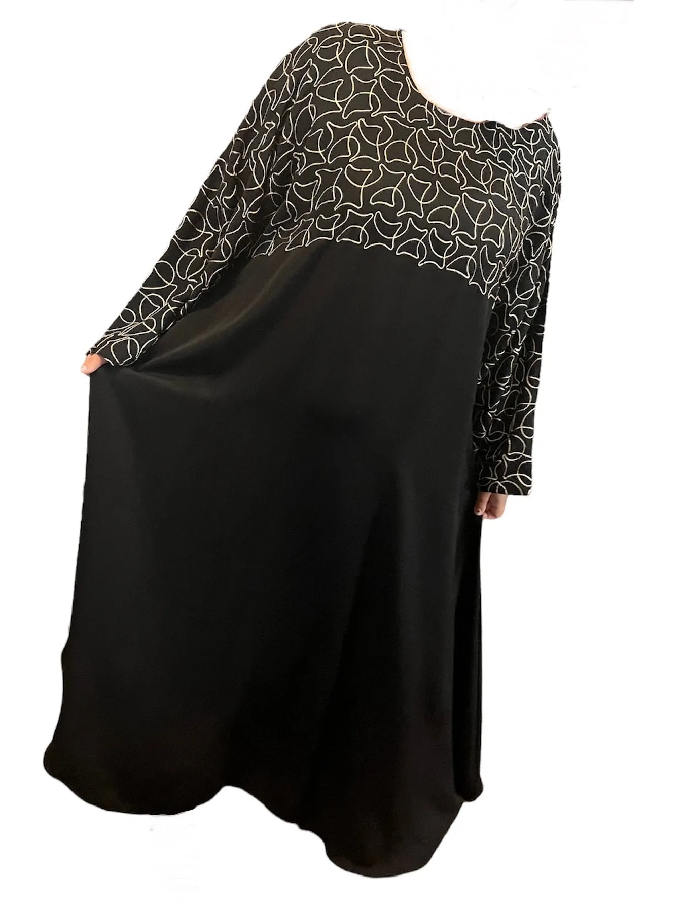 Black Kuwaiti Abayas Variants 17-32