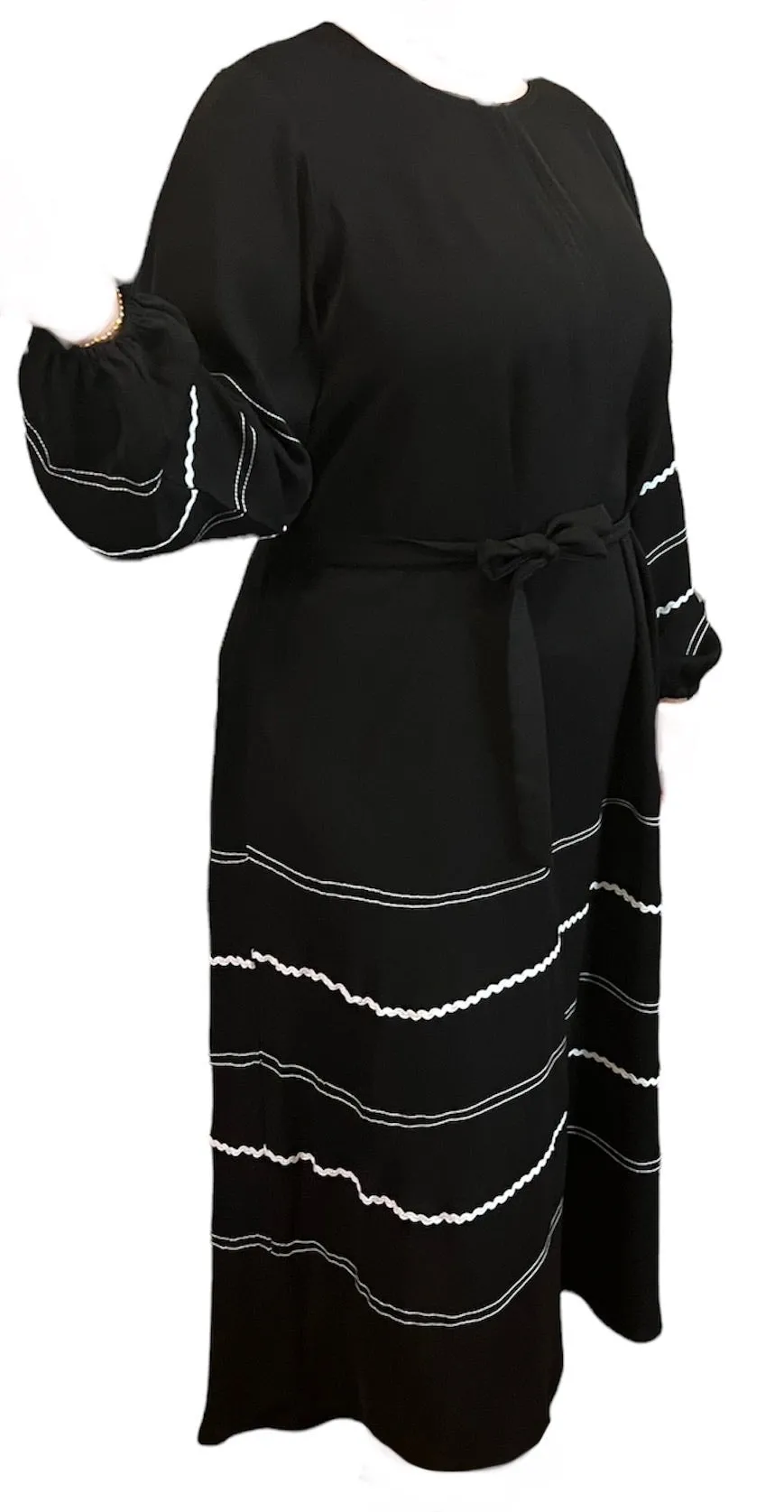 Black Kuwaiti Abayas Variants 17-32