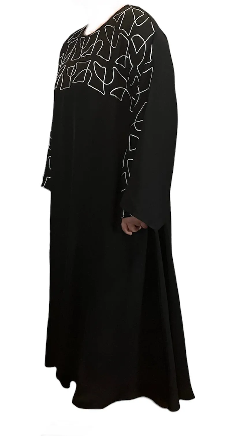 Black Kuwaiti Abayas Variants 17-32