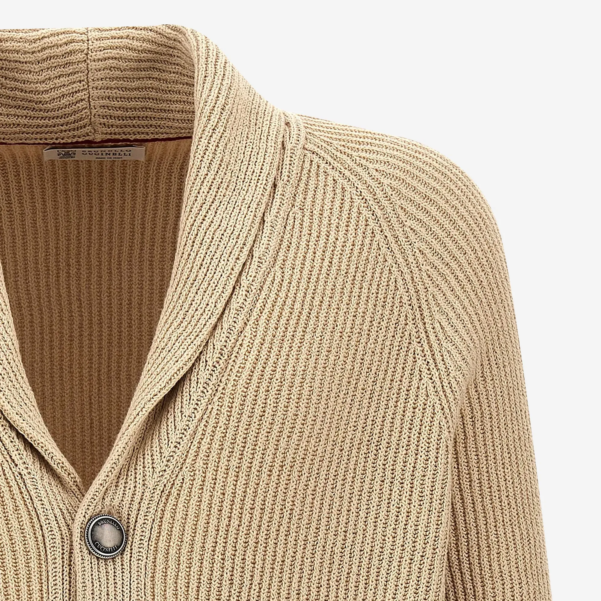 Brunello Cucinelli English Rib Cardigan