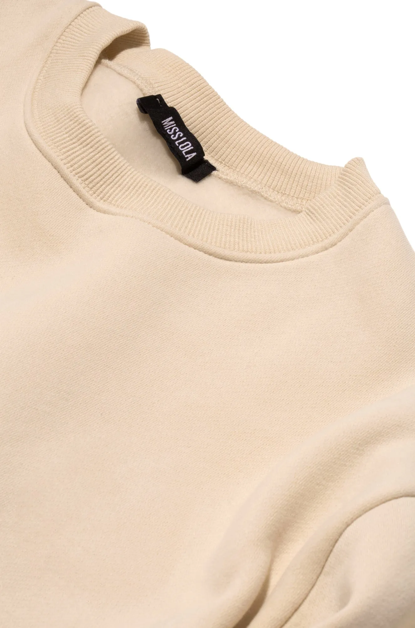 Cozy Feels Adult Crewneck Sweater - Cream