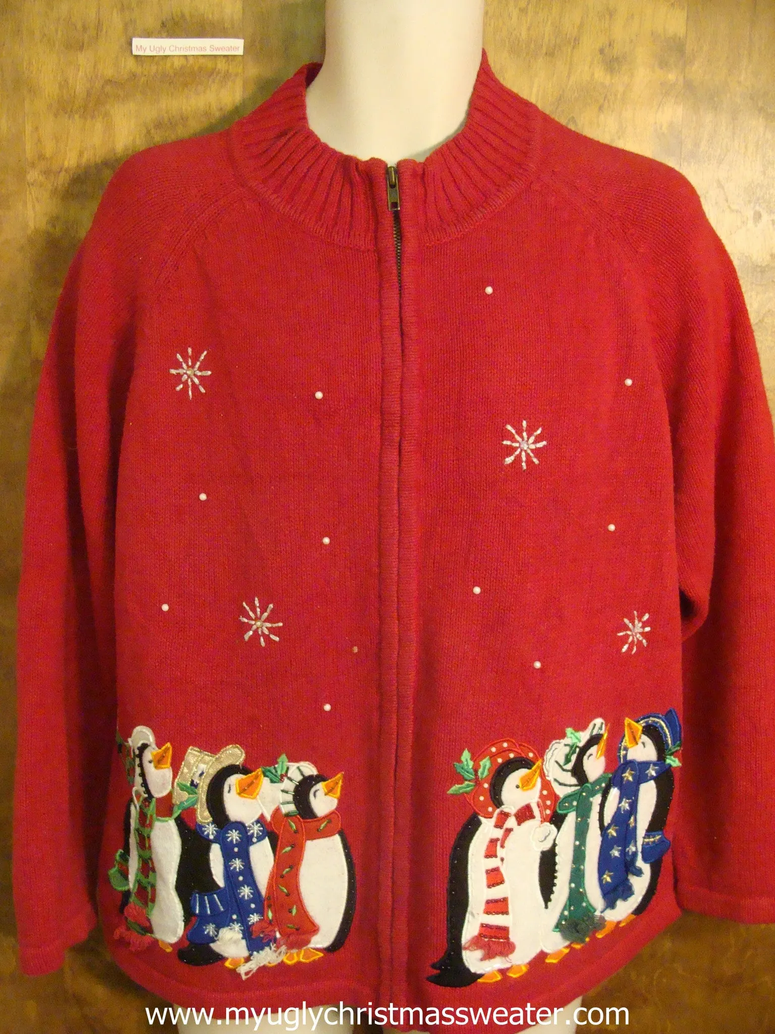 Cozy Penguins Christmas Party Sweater