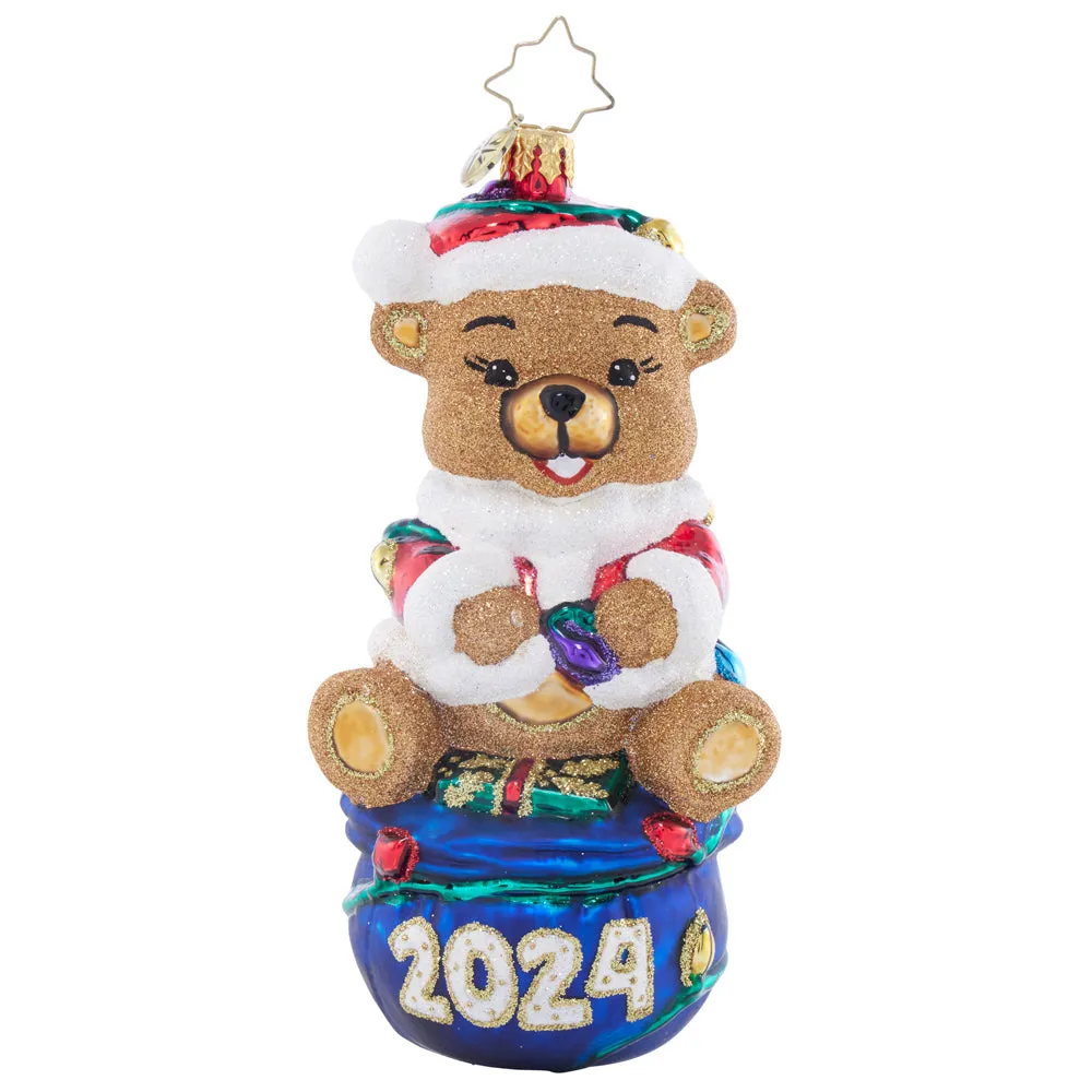 CR, 2024 SANTA'S BEAR BUDDY, 1021970, Dated 2024, Radko