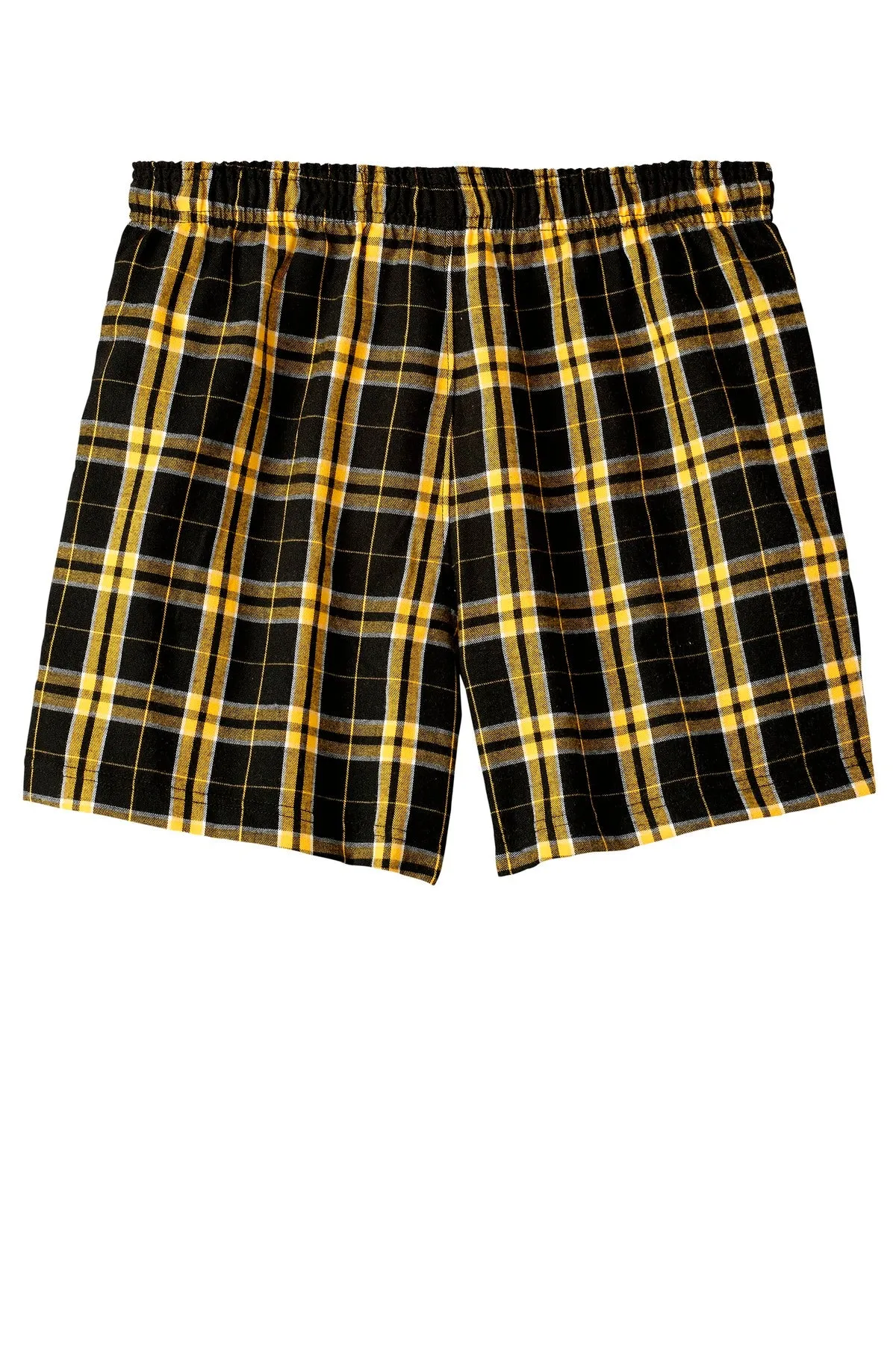 District Young Men's Flannel Plaid Boxer. DT1801