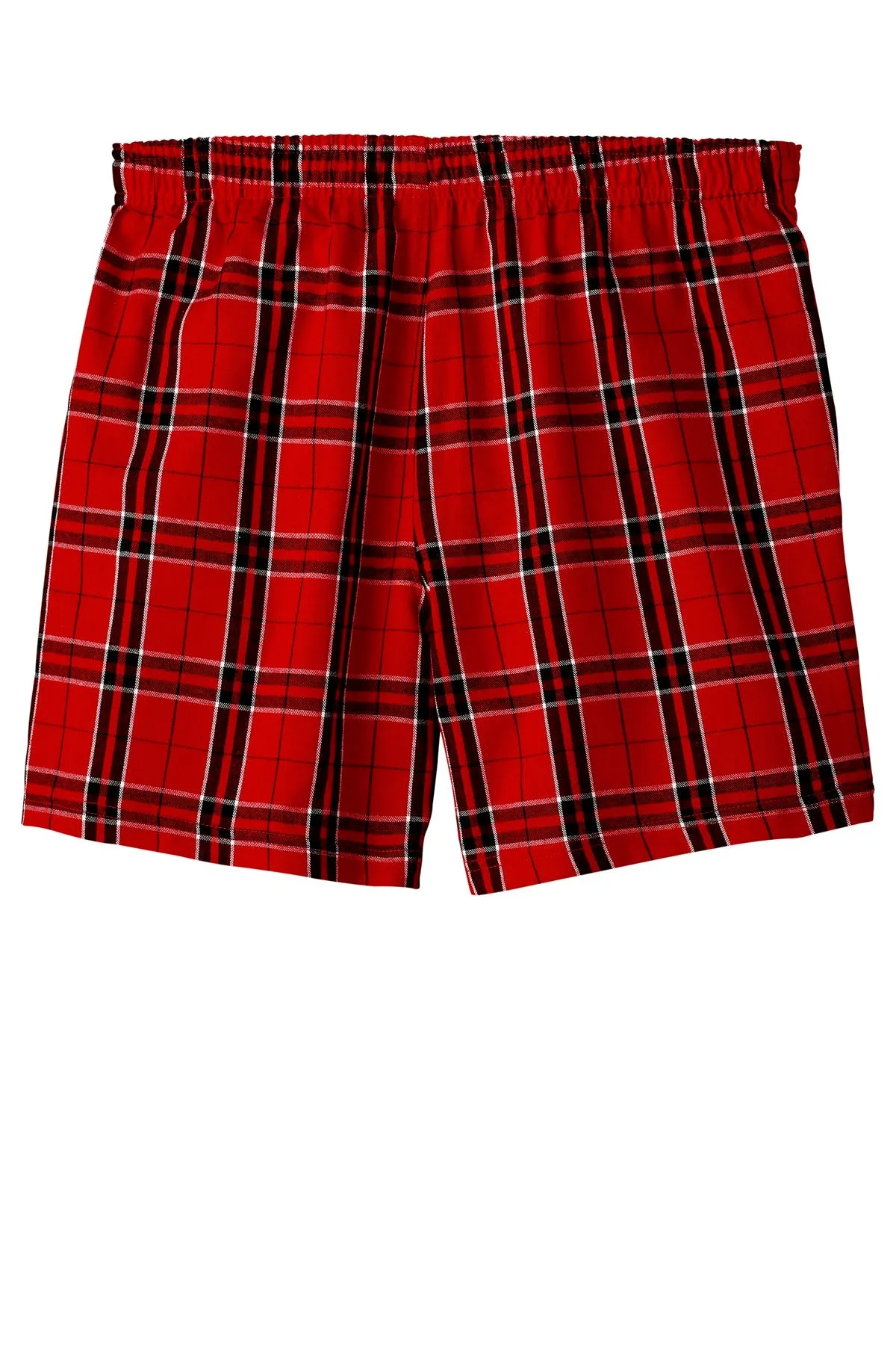 District Young Men's Flannel Plaid Boxer. DT1801