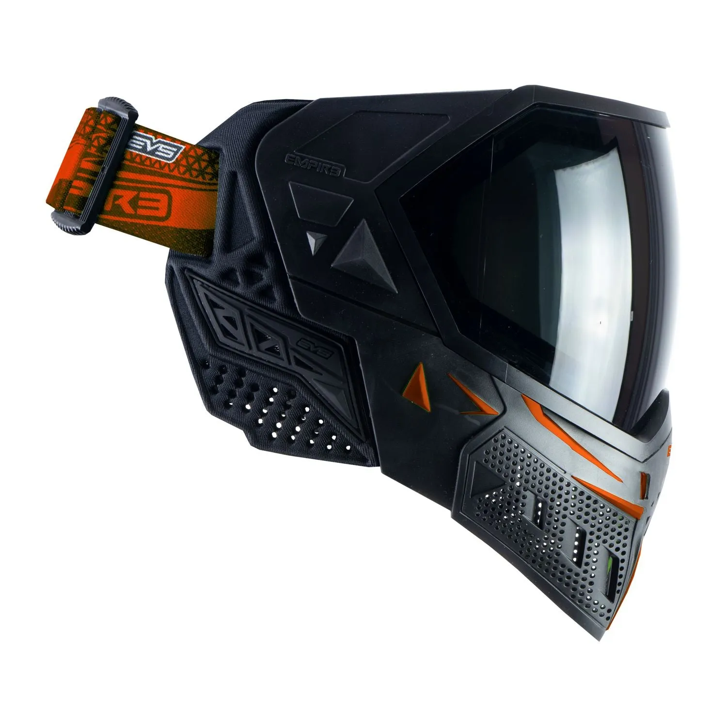 Empire EVS Enhanced Vision System Goggle - Black/Orange - includes 2 lenses