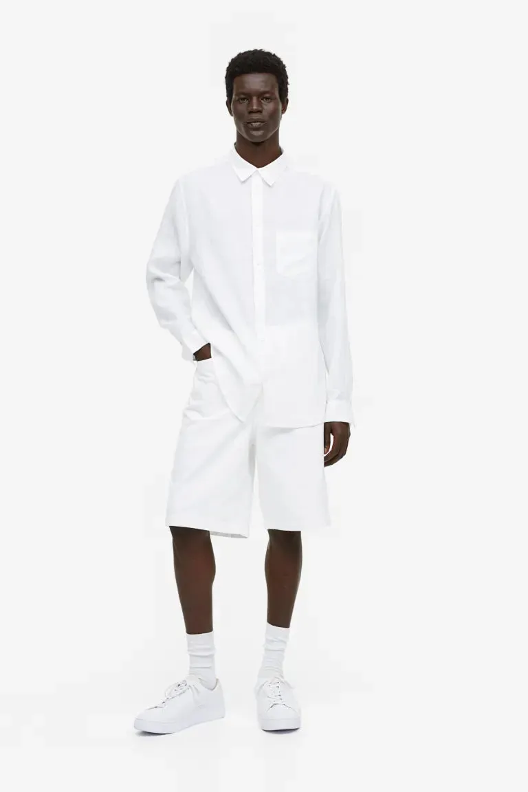 Essentials No 17: H&M Linen Shirt, White