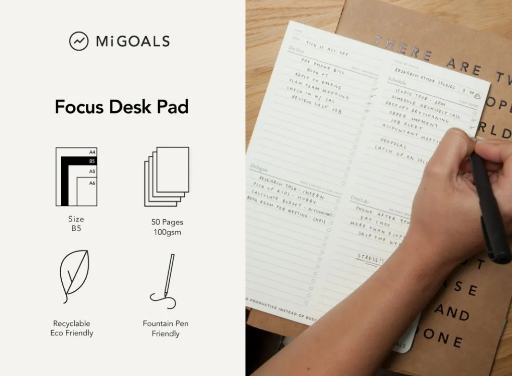 FOCUS TO-DO-LIST DESK PAD