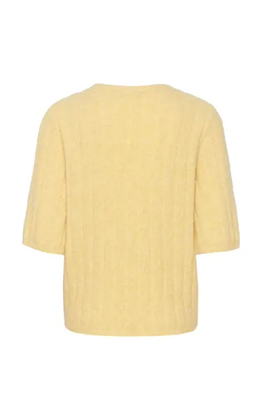 Gestuz Light Lemon Knit S/S