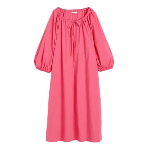 H&M Drawstring-detail dress, pink