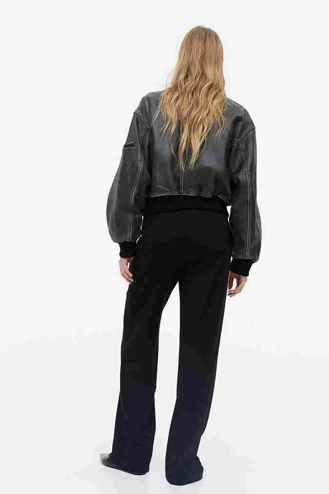 H&M Jersey trousers, black