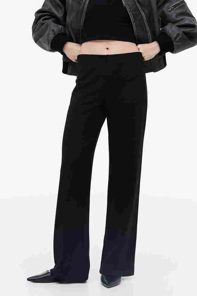 H&M Jersey trousers, black