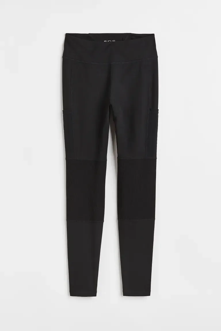 H&M outdoor leggings, black