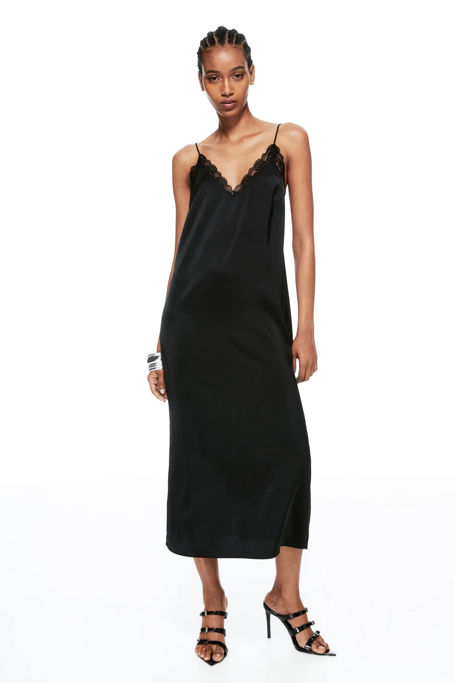 H&M Strapless dress, black