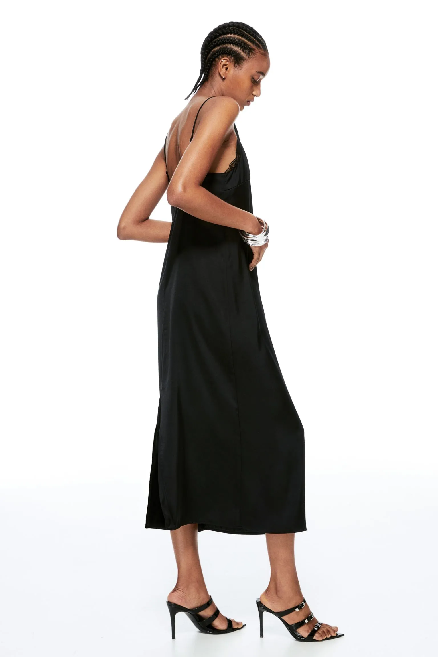 H&M Strapless dress, black