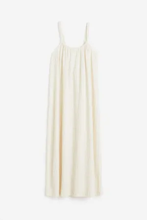 H&M Textured Jersey dress, cream