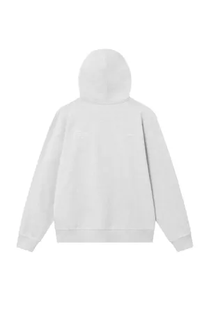 H&M zip hood, gray