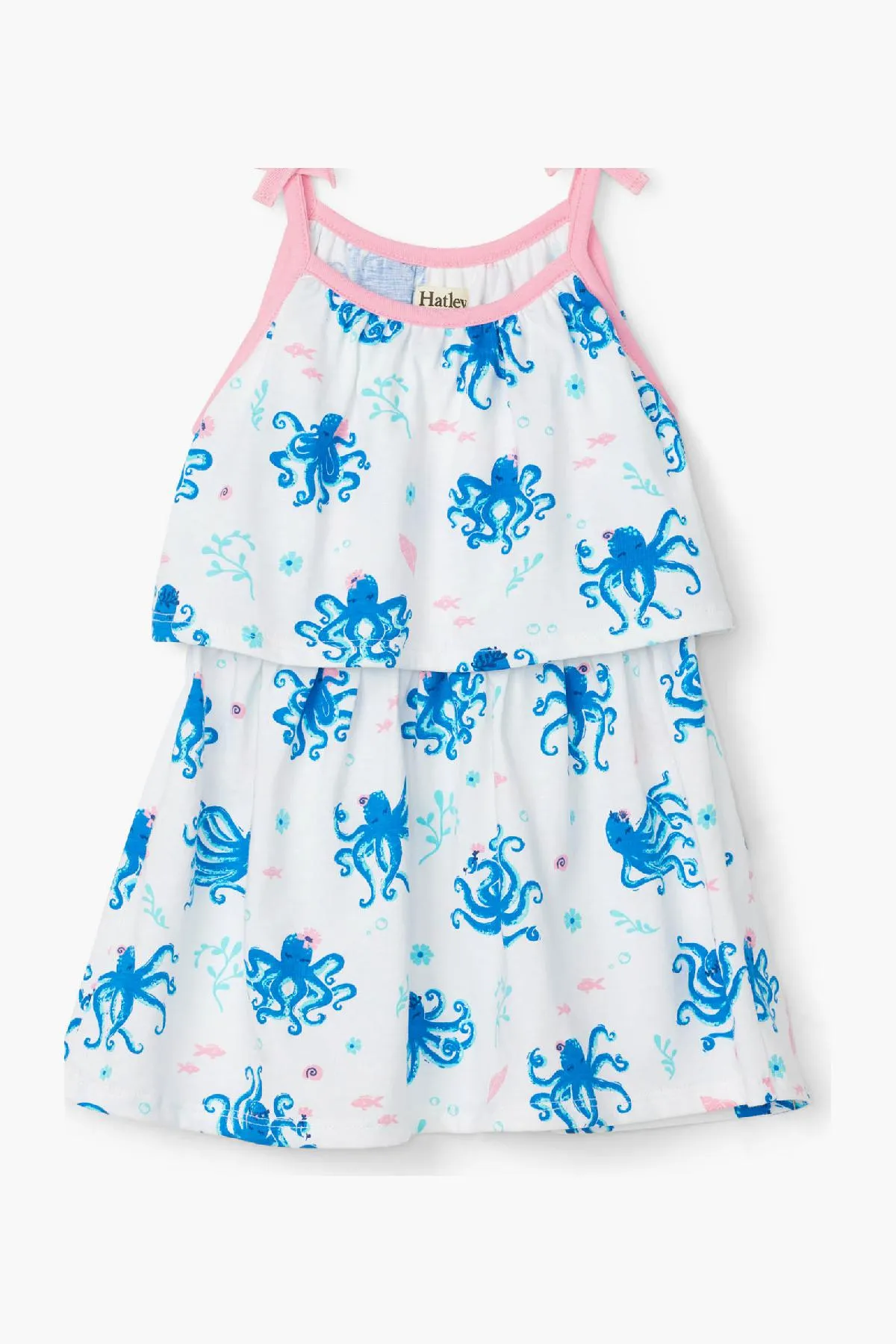 Hatley Pretty Octopuses Baby Girls Dress (Size 9/12M left)