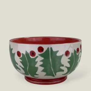 Holly Pudding Bowl