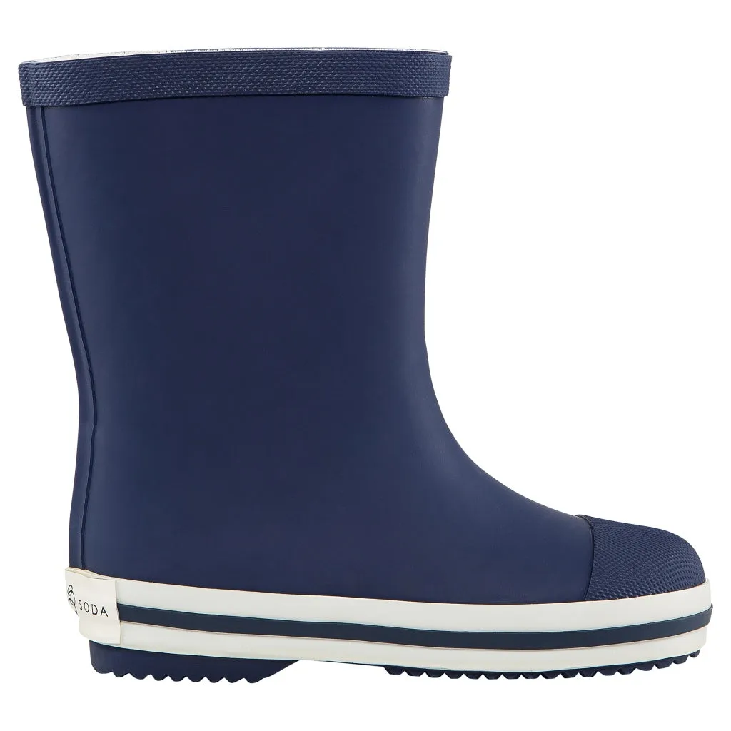 Kids' Rubber Gumboot - Navy