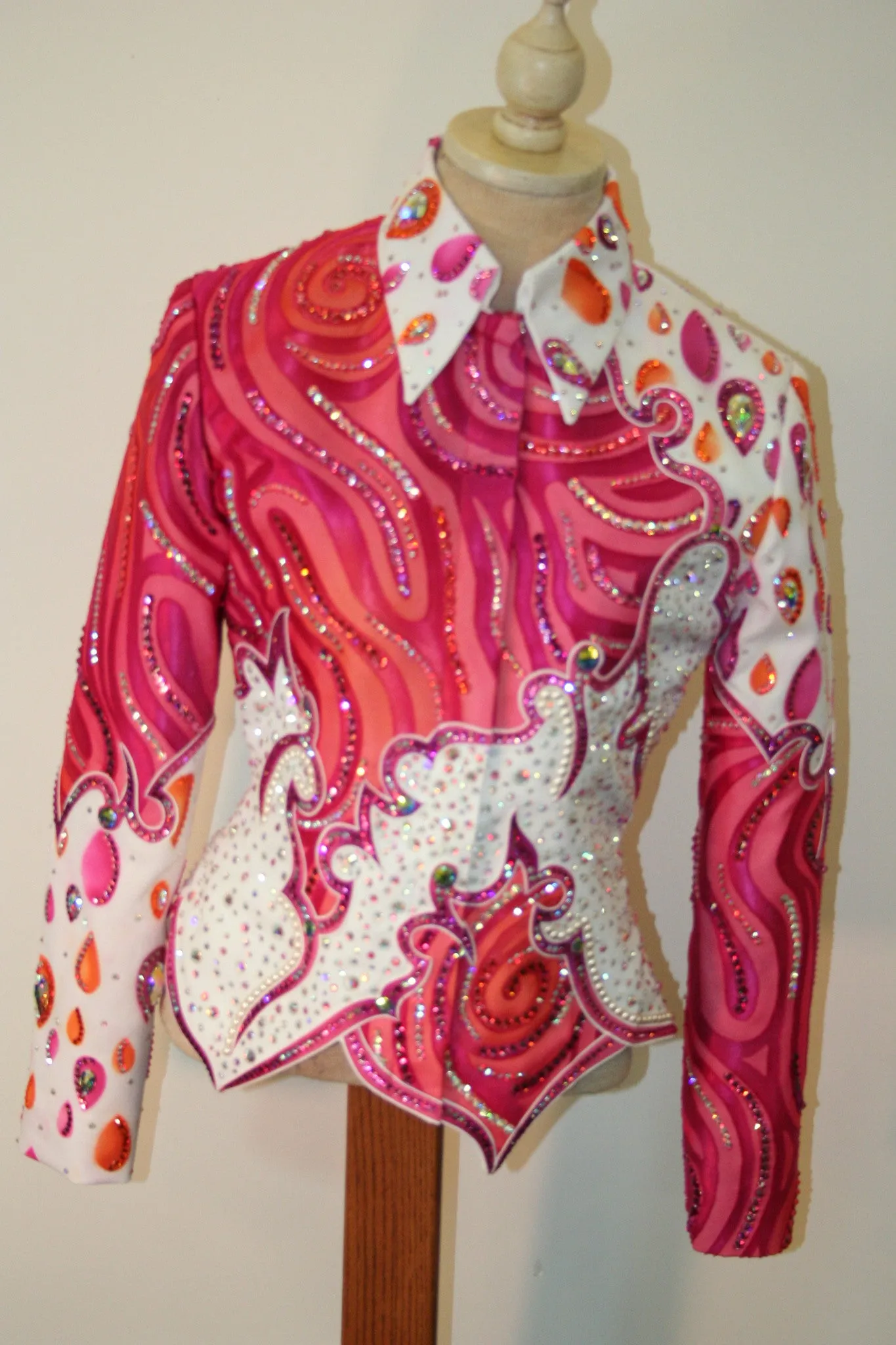 Ladies XS Pink Showmanship Outfit 1587AB