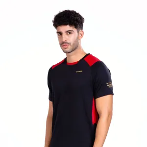 Li-Ning Flip Side T-Shirt (BLACK/RED ; 3XS)