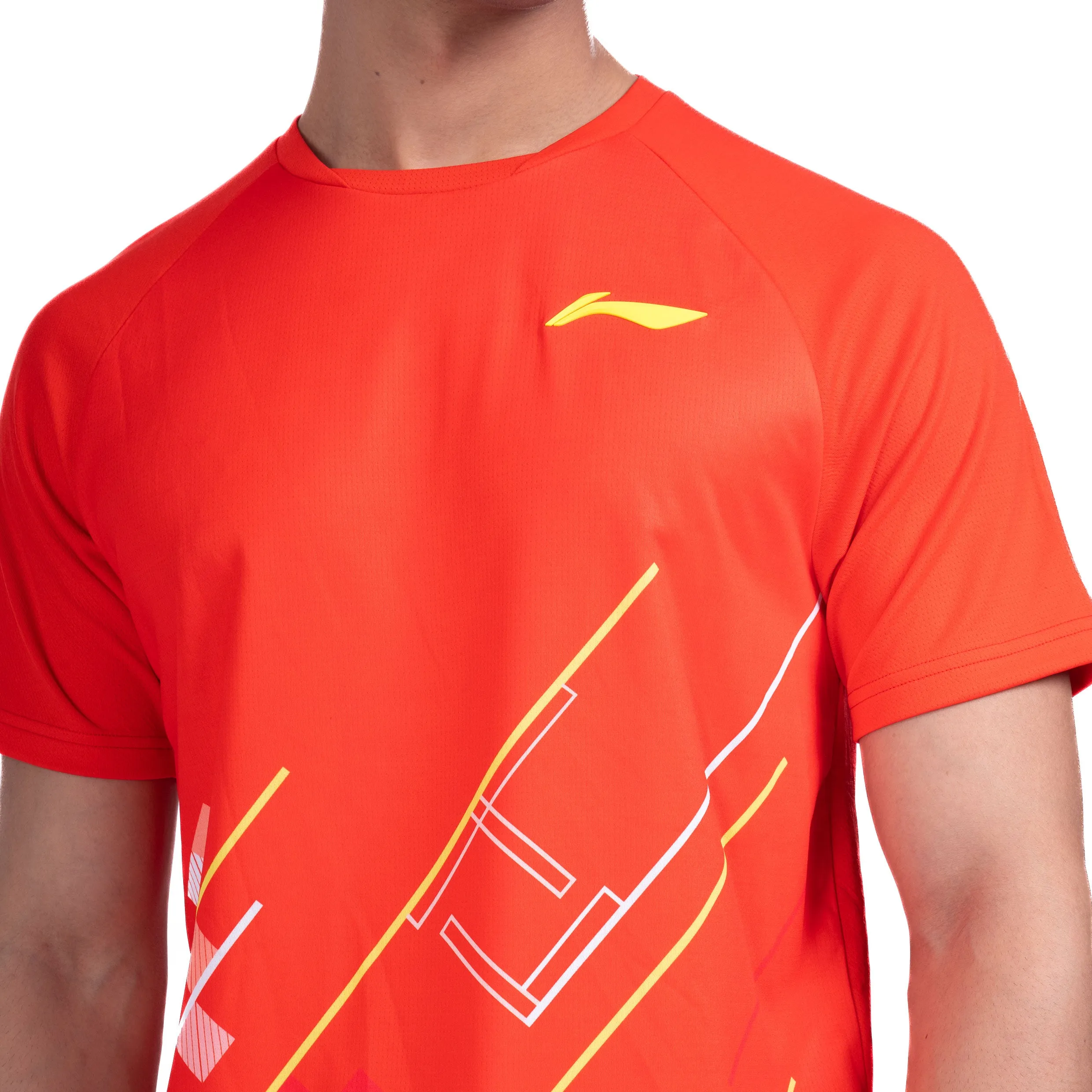 Li-Ning Prism T-Shirt (RED ; 2XS)