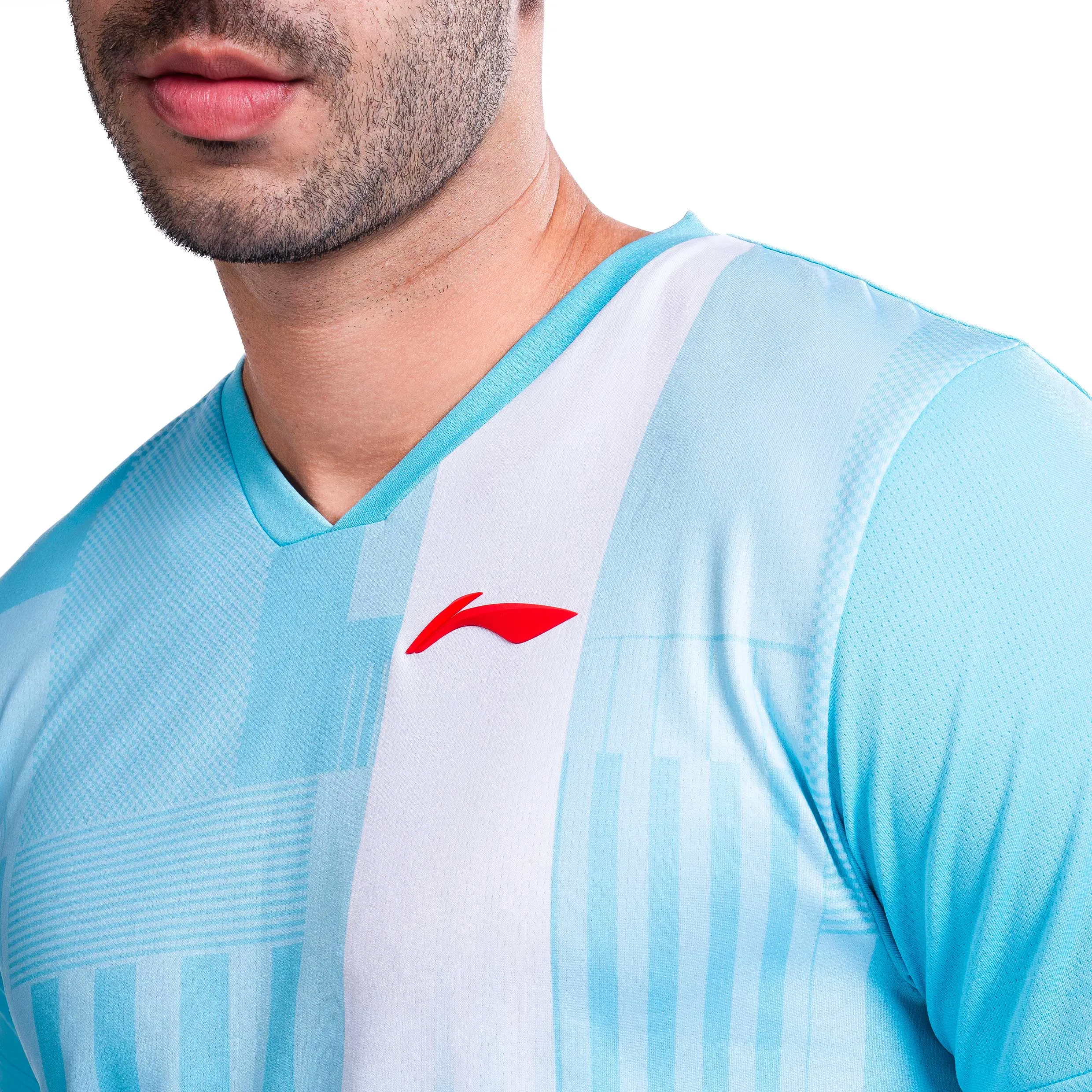 Li-Ning Stroke T-Shirt (SEA BLUE ; 2XS)