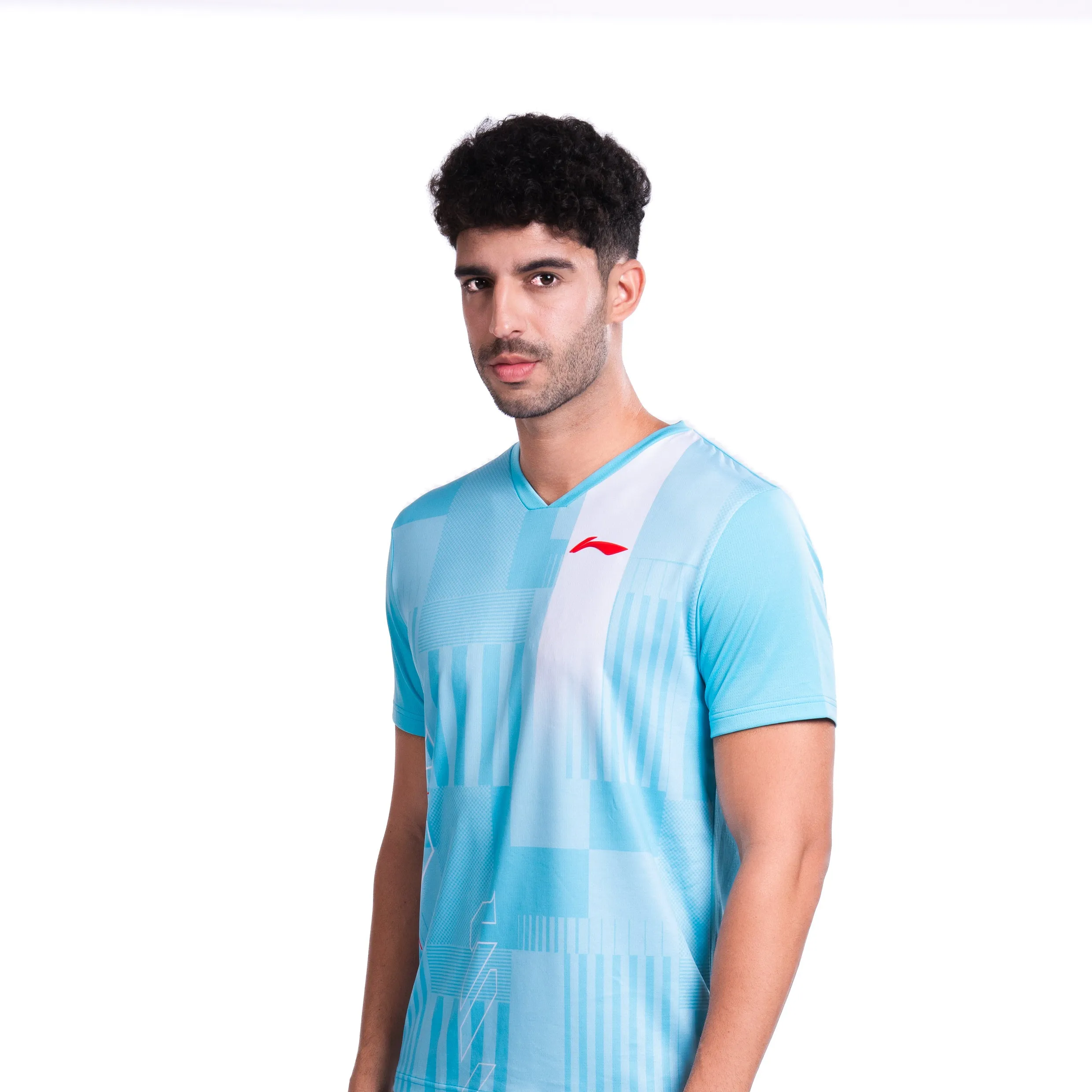 Li-Ning Stroke T-Shirt (SEA BLUE ; 2XS)