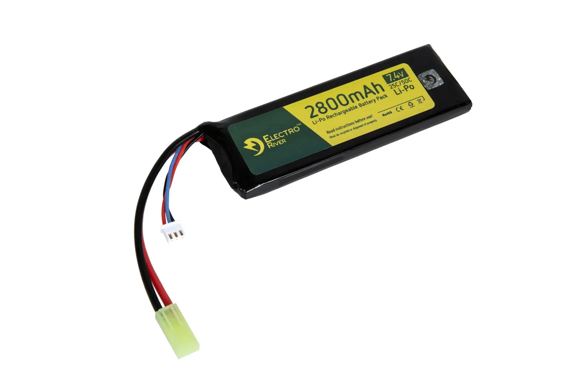 LiPo 7,4V 2800mAh 25/50C Tamyia mini