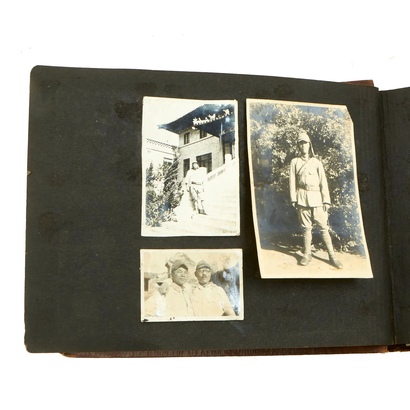 Original Japanese WWII Second Sino-Japanese War “China Incident Memorial” Personal Photo Album - 114 Pictures