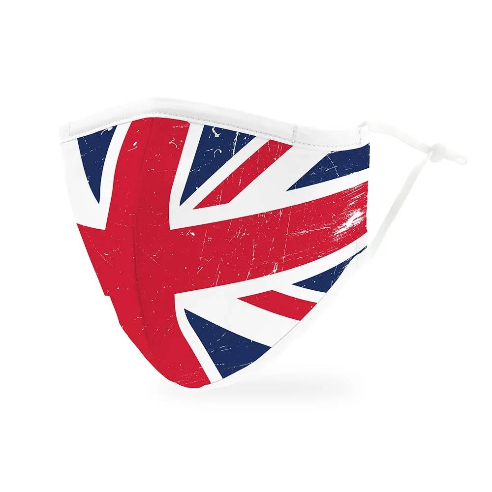 Personalized Adult Protective Cloth Face Mask - Great Britain Flag