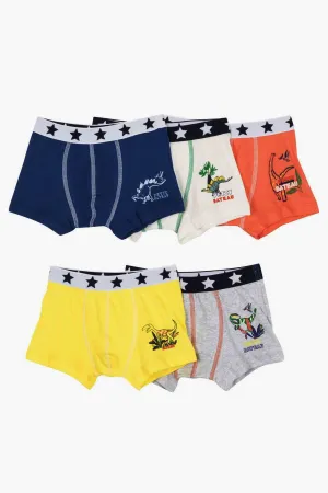 Petit Bateau 5-Pack Dinosaur Boys Boxers (Size 12 left)