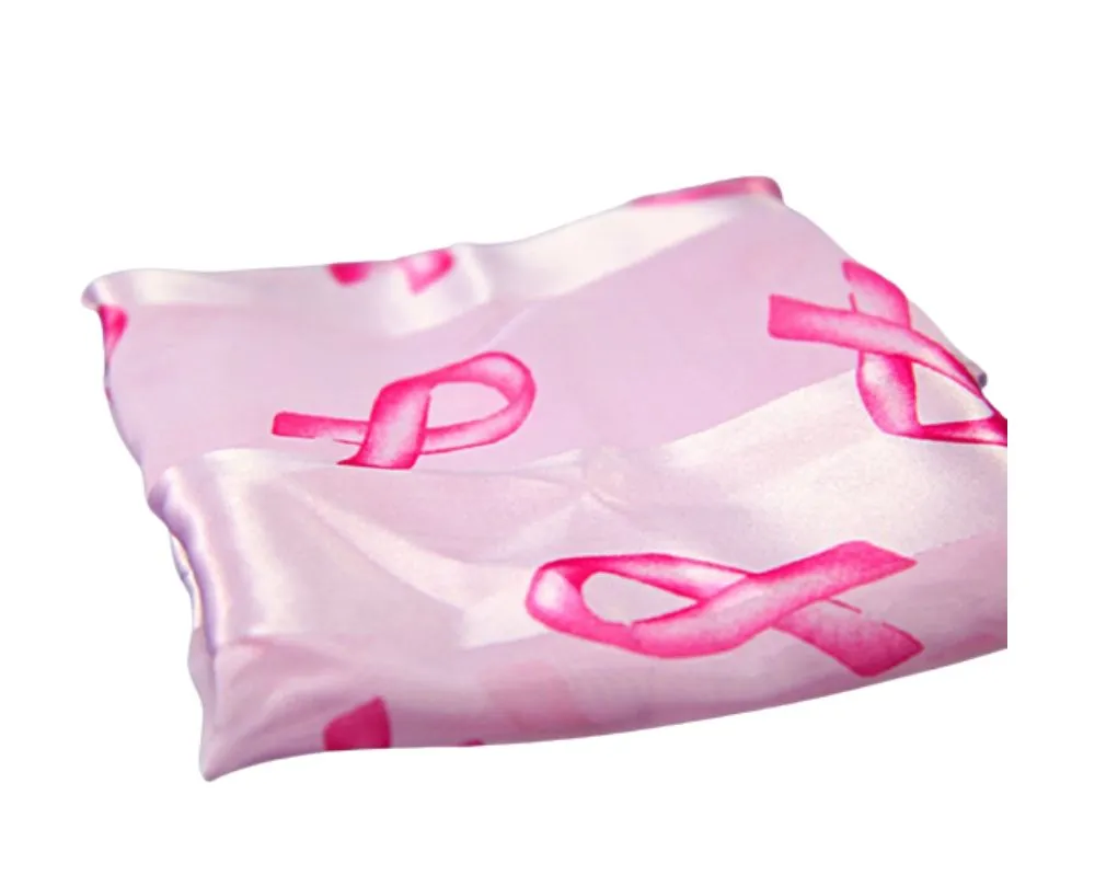 Pink Ribbon Scarves in Pink