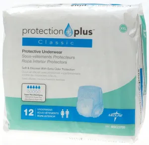 Protection Plus MSC23700 Classic Protective Underwear pack of 12