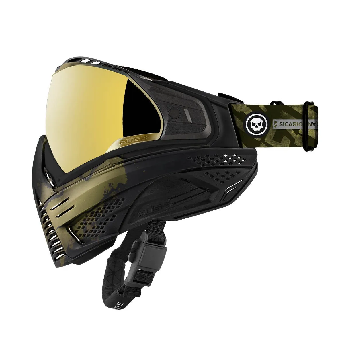 Push Unite Paintball Goggle - Infamous Skull