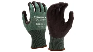 Pyramex 18 Gauge Micro-Foam Nitrile Dotted A3 Cut Thumb Saddle Gloves - Vend Pack - XL