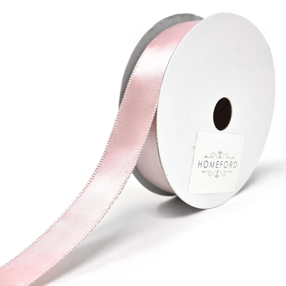 Single Faced Wired Edge Satin Ribbon, 5/8-inch, 10-yard