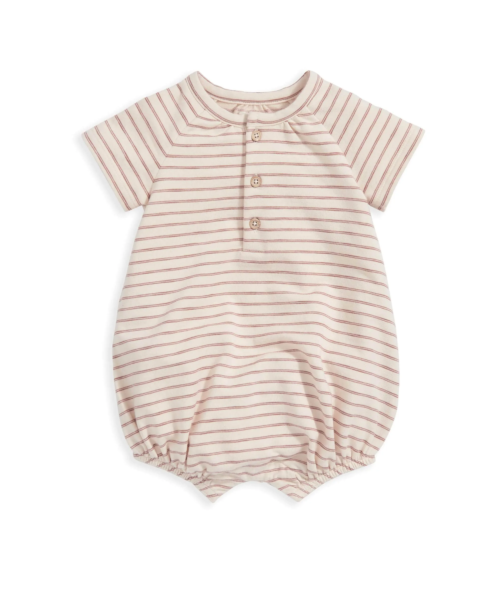 Stripe Romper - Cream